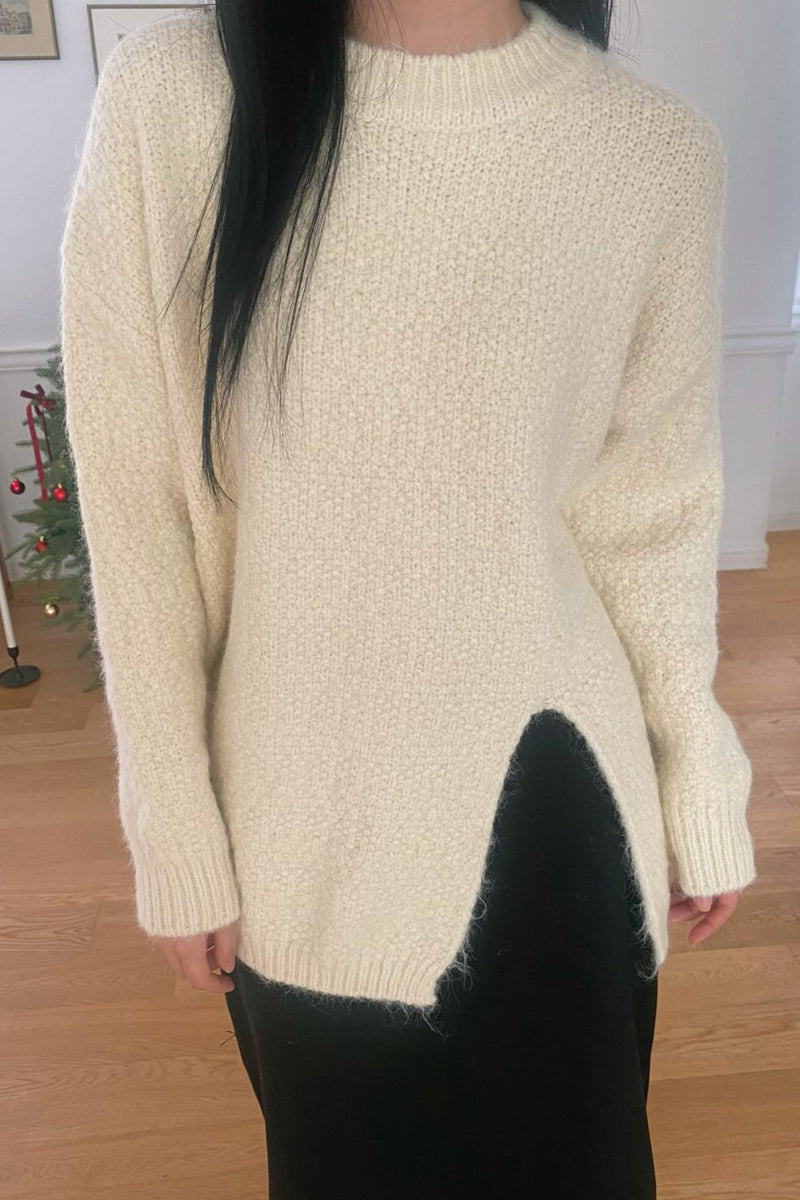 Front Slit Sweater