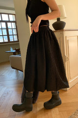 Bubble Jacquard Skirt