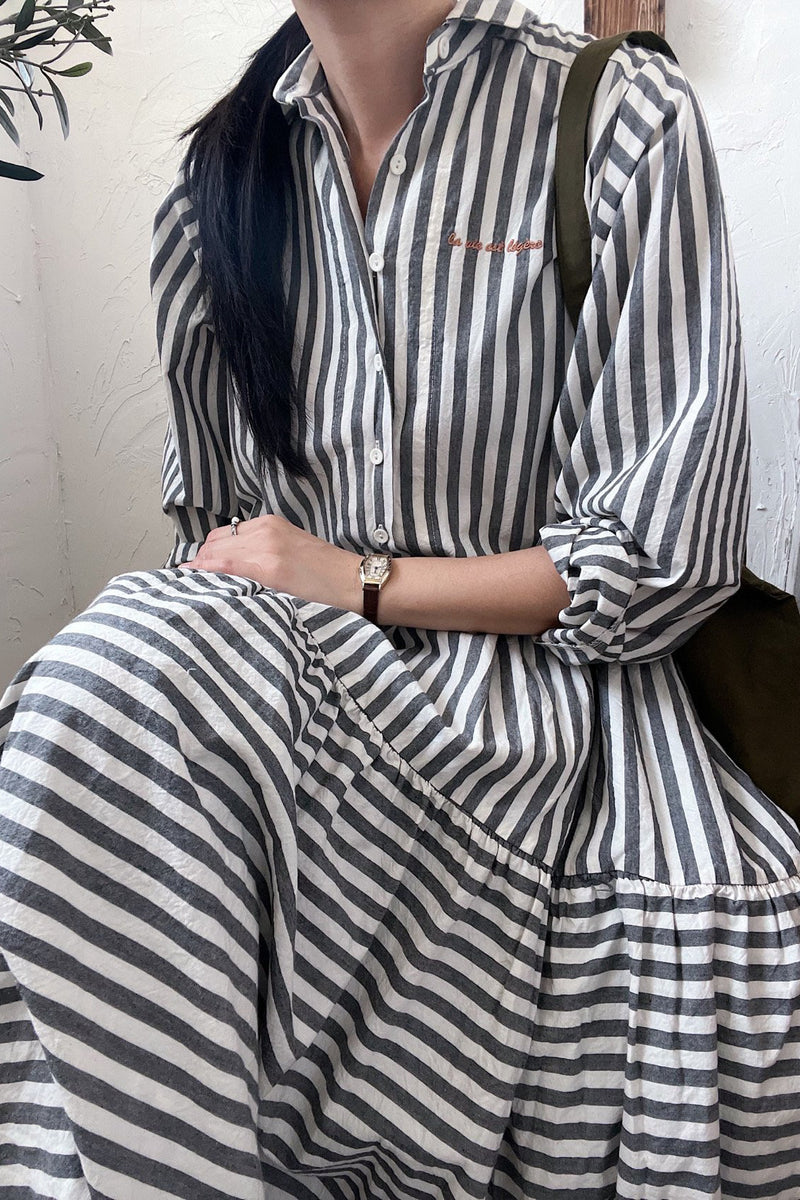 Breezy Stripe Dress