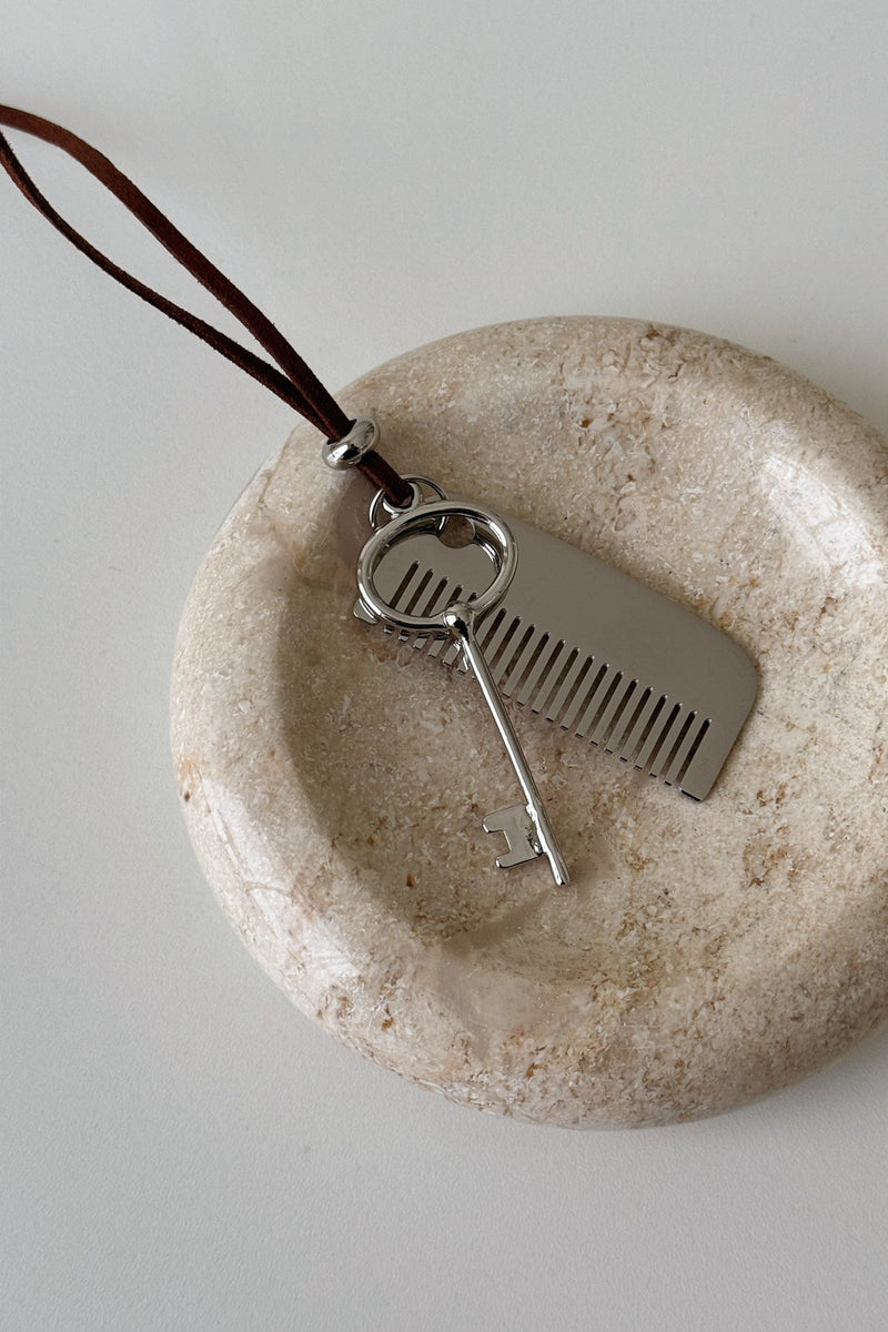 Key & Comb Necklace