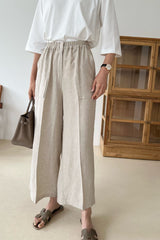 Comfy Linen Blend Trousers