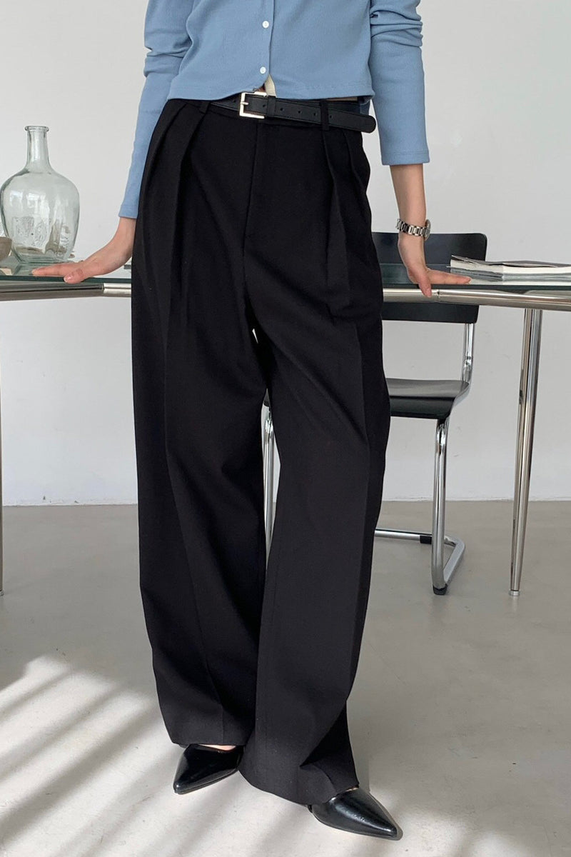 Elegant High-Waist Slacks