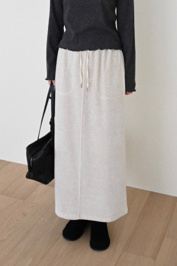 Velvet Lounge Maxi Skirt