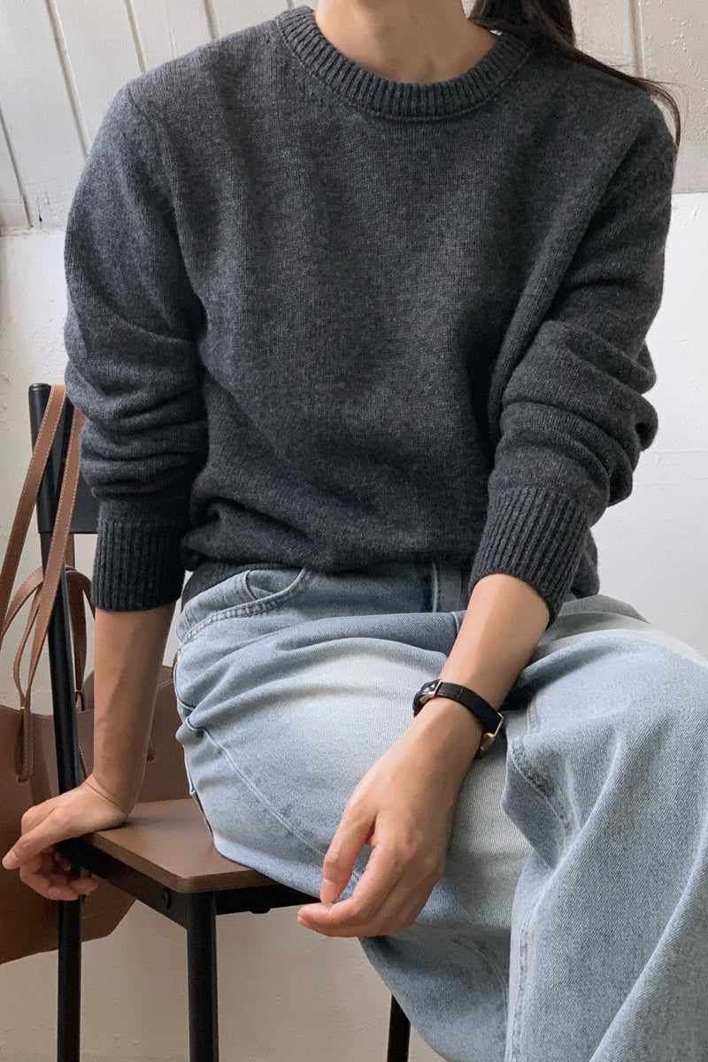 Classic Wool Cashmere Sweater