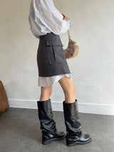 Belted Long Boots