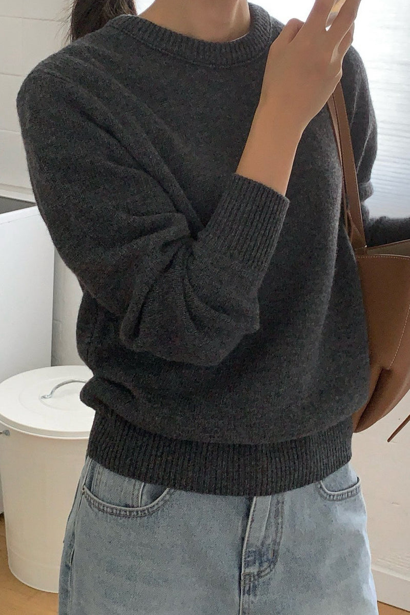 Classic Wool Cashmere Sweater