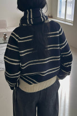 Muffler Cardigan Set