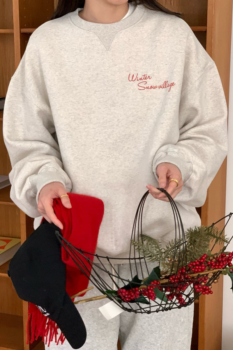 Winter Village Graphic Sweatshirt