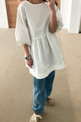 Cotton Puff Tunic