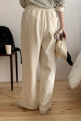 Pleat Terry Wide Pants