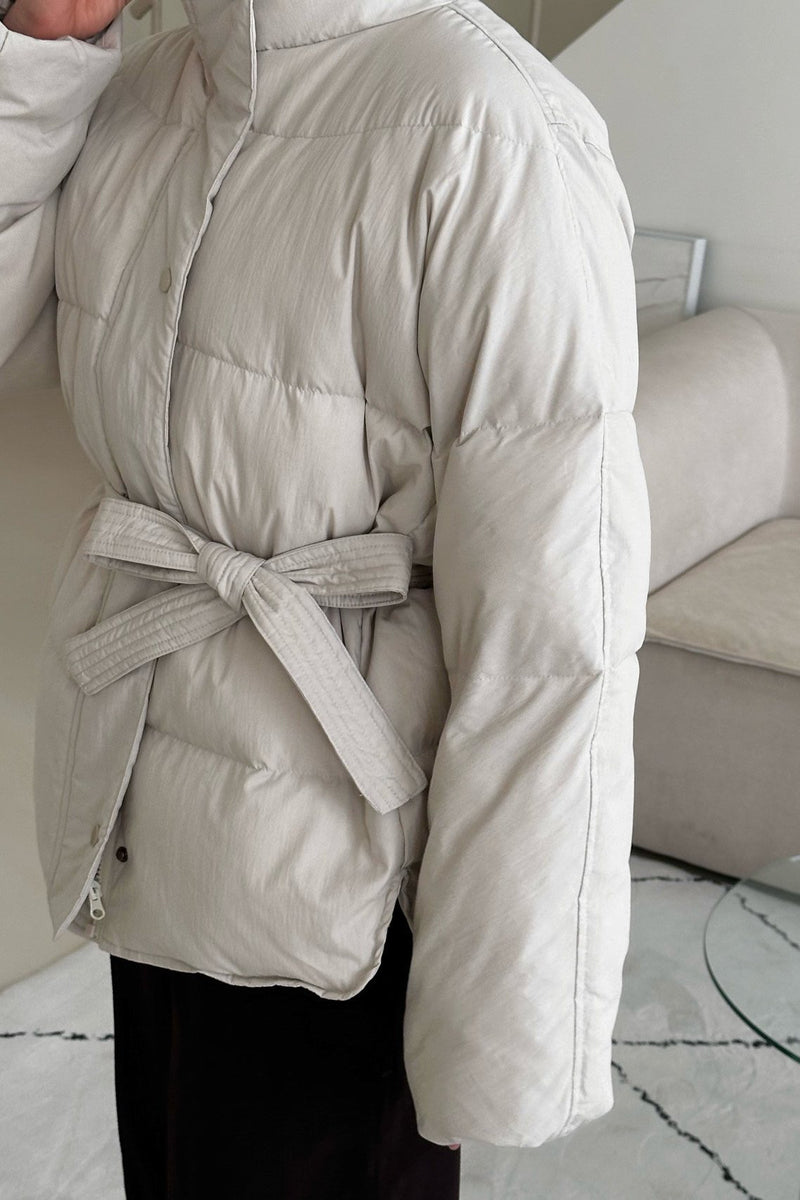 Belted Padding Jacket