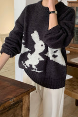 Playful Rabbit Sweater