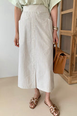 Oaz Stripe Banding Skirt