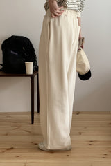 Pleat Terry Wide Pants