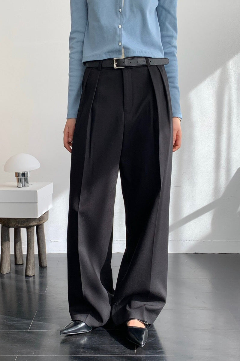 Elegant High-Waist Slacks