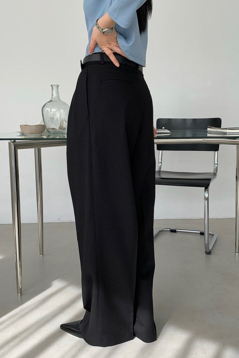 Elegant High-Waist Slacks