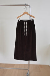 Velvet Lounge Maxi Skirt