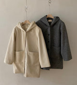 Cozy Hooded Wool Coat