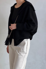 Whole Garment Sailor Cardigan