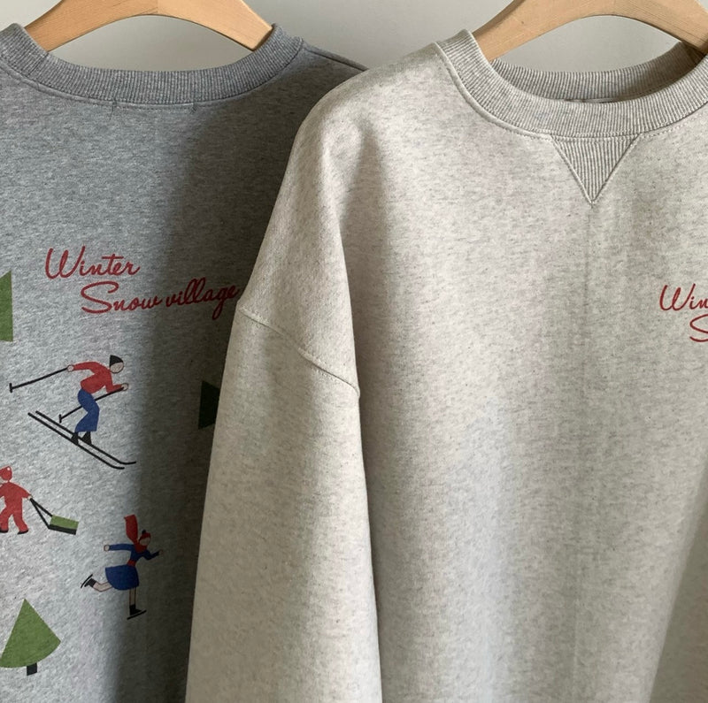 Winter Village Graphic Sweatshirt