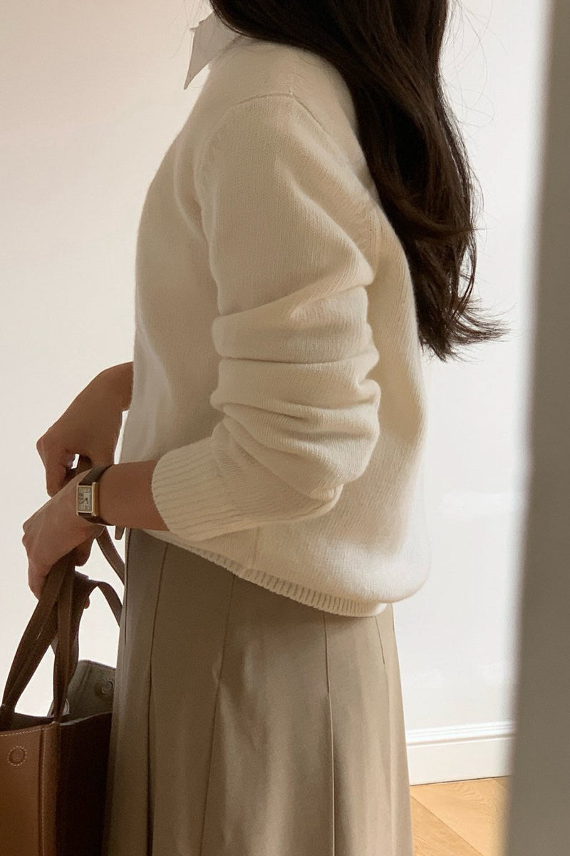 Classic Wool Cashmere Sweater