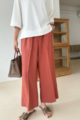 Comfy Linen Blend Trousers