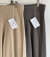 Seamless Cable Knit Pants