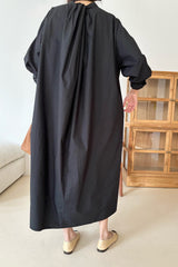 Twisted Back Shirt Dress