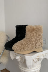 Faux Shearling Boots