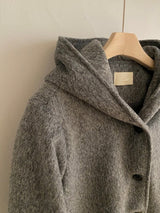 Cozy Hooded Wool Coat