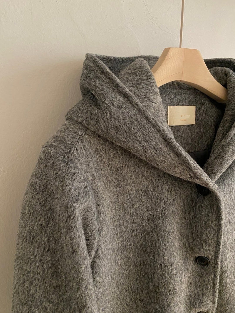 Cozy Hooded Wool Coat