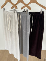 Velvet Lounge Maxi Skirt