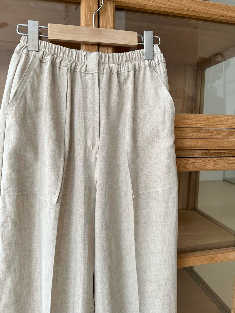 Comfy Linen Blend Trousers