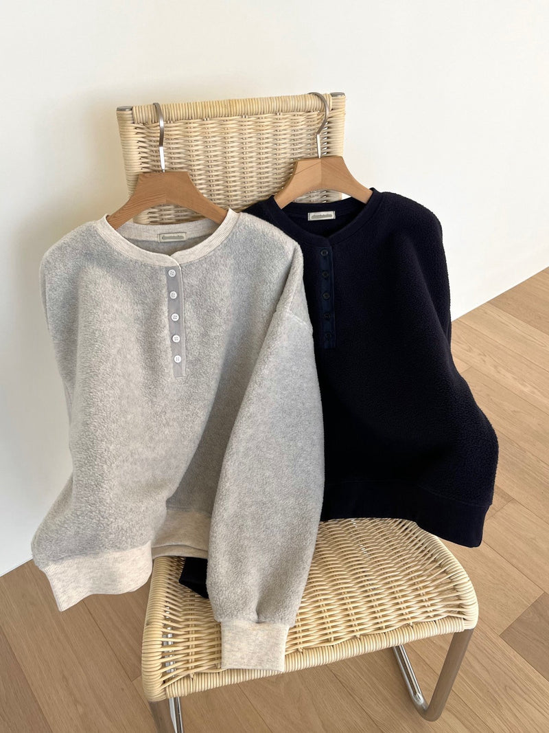 Cozy Henley Pullover