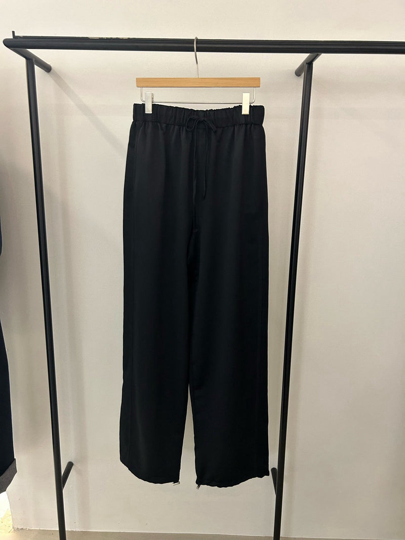 Side Stripe Satin Slacks