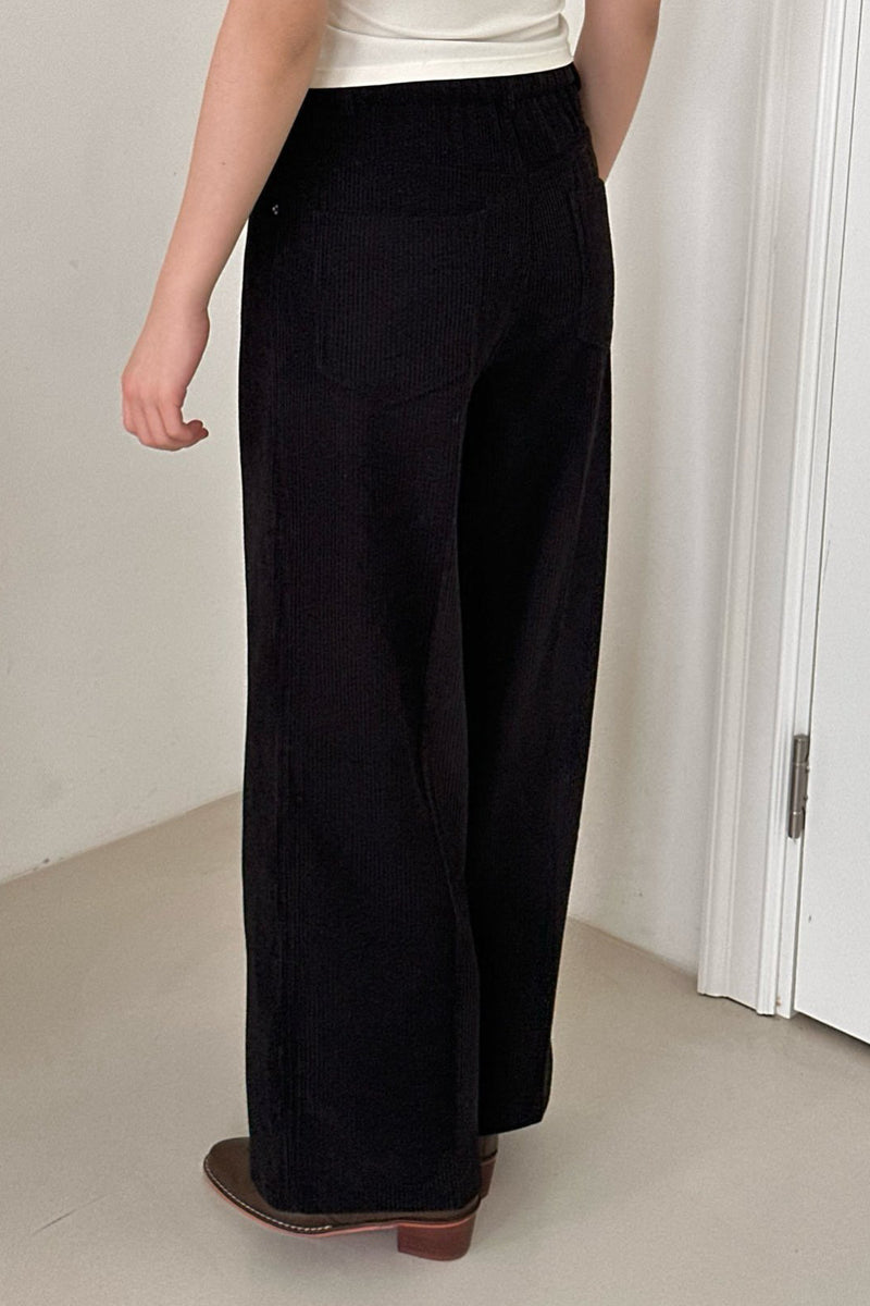 Corduroy Semi Wide Pants