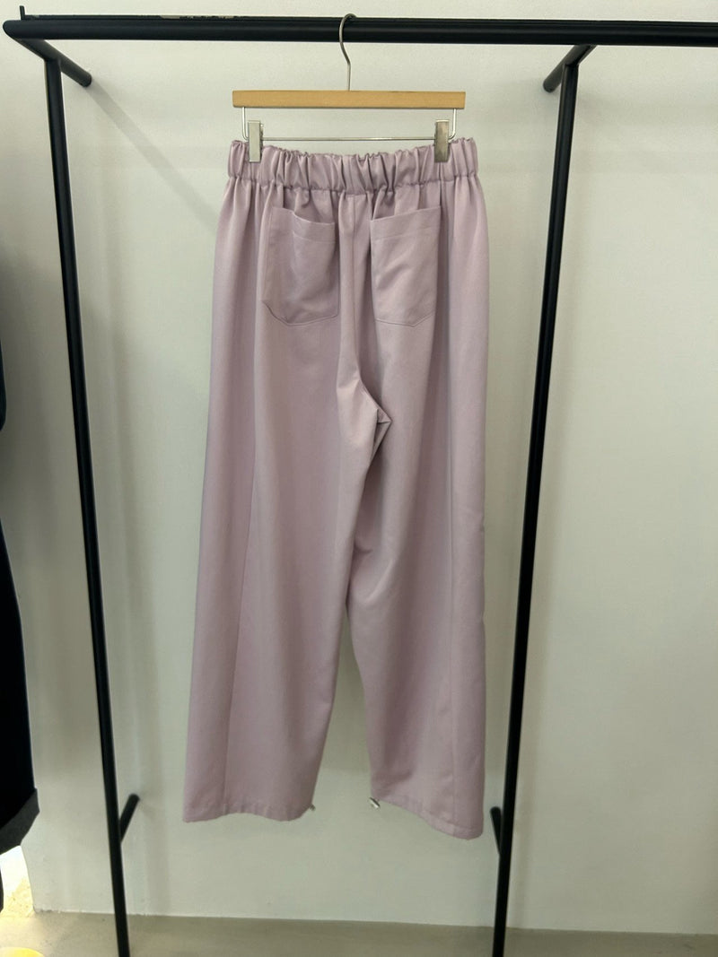 Side Stripe Satin Slacks