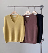 V-neck Knit Vest