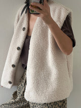 Wool Boucle Vest