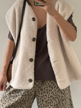 Wool Boucle Vest