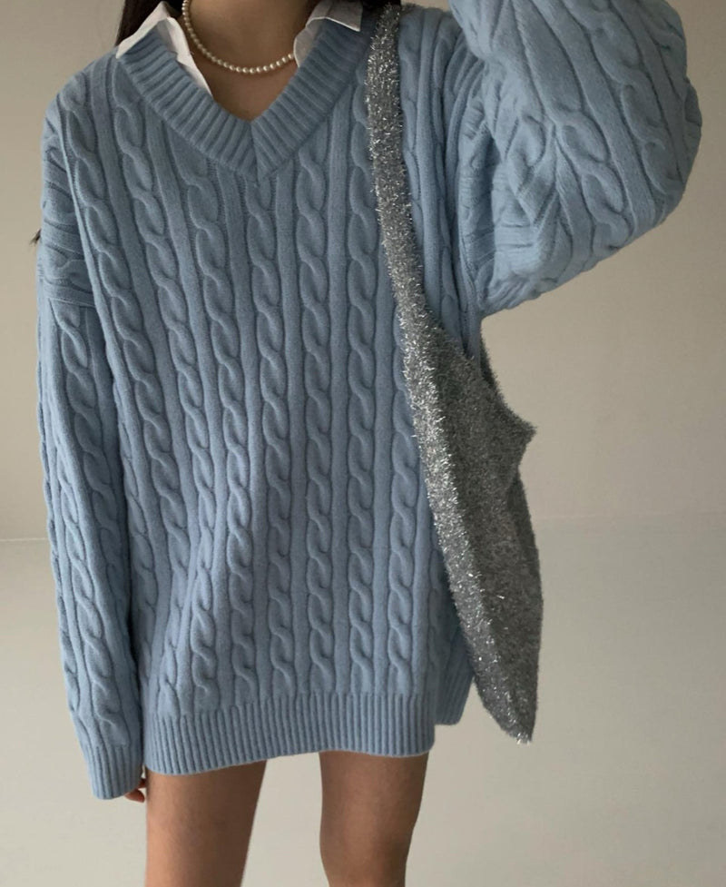 CABLE KNIT DRESS