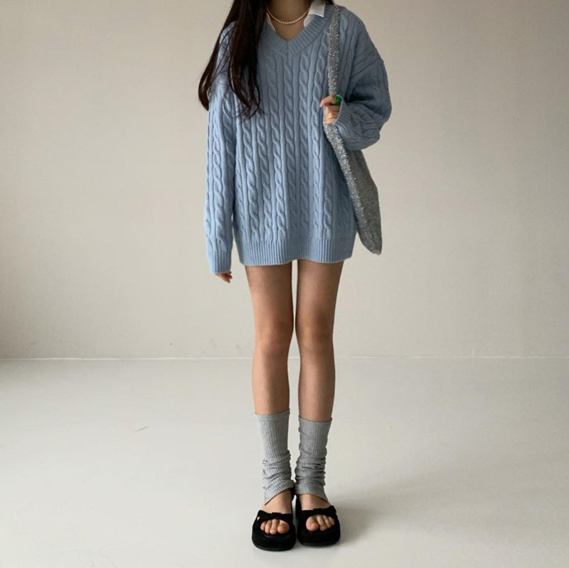 CABLE KNIT DRESS