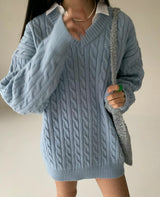 CABLE KNIT DRESS