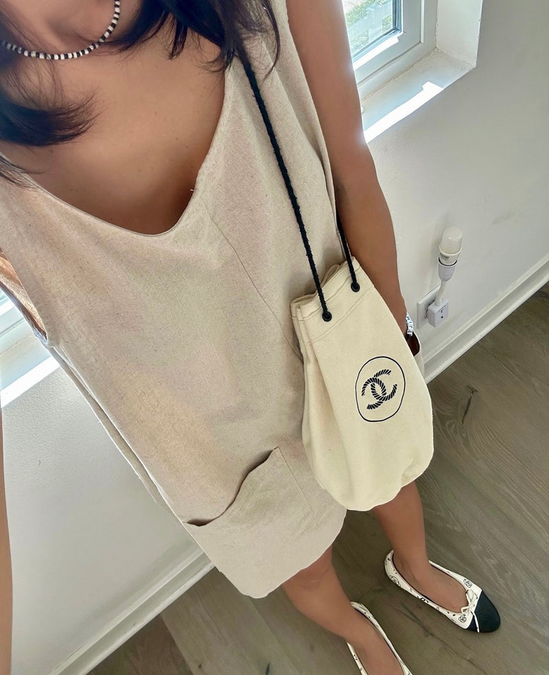 POCKET ROMPER WITH BACK STRING