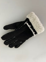 [FREE SHIPPING] BLACK SUEDE GLOVE