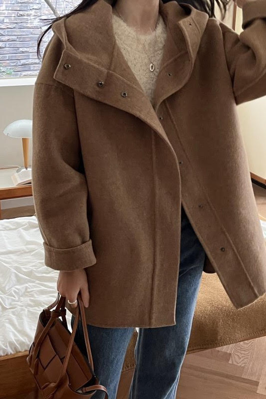 Hooded Handmade Coat